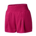 thumbnail image 5 of Sngxgn Women Casual Cotton Shorts Drawstring Comfy Elastic Waist Shorts Summer Pull On Short with Pockets(Hot Pink,XXXL), 5 of 6