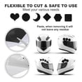 thumbnail image 4 of Uxcell Reflective Tape, Self-Adhesive Trailer Reflector Tape Waterproof Warning Sticker Black-white 2 Inch x 82 Feet, 4 of 6