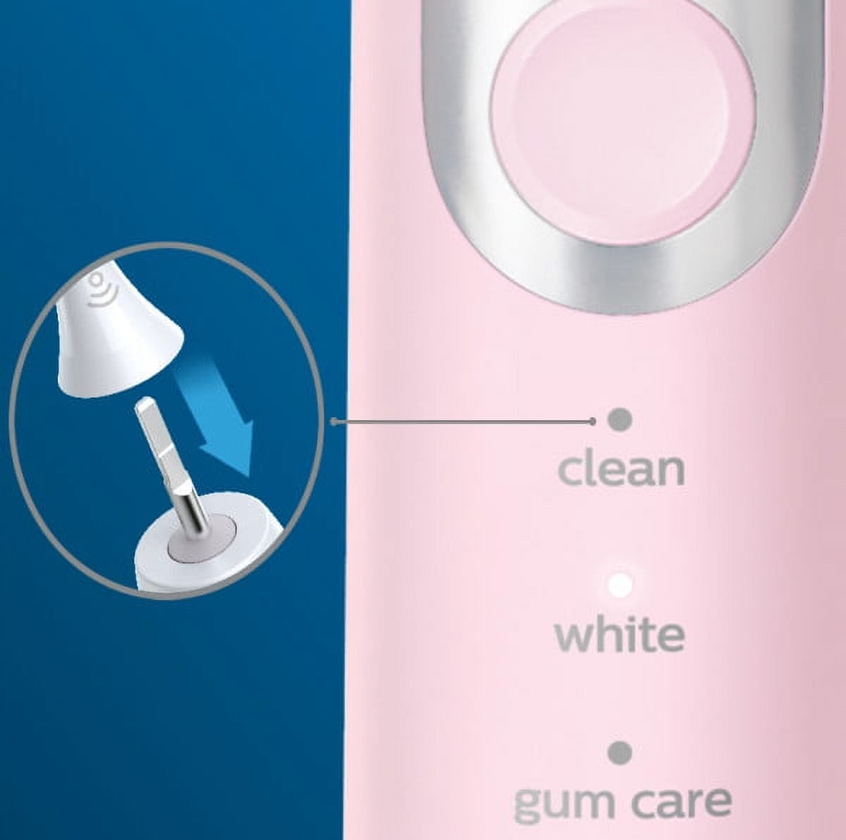 Philips Sonicare ProtectiveClean 6100 Whitening Rechargeable Electric Toothbrush, Pink HX6876/21