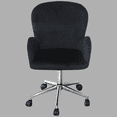 thumbnail image 5 of Impressions Vanity Colette 360 Degree Swivel Makeup Chair with Cushioned Seat (Black Velvet), 5 of 6