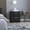 Black, variant on Stainless Handles Drawers / Nightstand for Bedroom Use / Keep Items Hidden