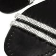 thumbnail image 6 of LoyisViDion Clearance Sandals for Women Summer Women Ladies Fashion Casual Flat Retro Slippers Crystal Shoes Sandals Flash Picks Black 7, 6 of 9