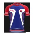 thumbnail image 3 of Slovakia Full Zipper Bike Short Sleeve Cycling Jersey  for Women - Size 2XL, 3 of 4