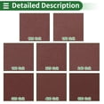 thumbnail image 7 of Unique Bargains Sandpaper Hook & Loop Sanding Sheets 225x225mm Red 10 Pcs 180 Grit Efficient Grinding and Polishing Automobile Manufacturing and Repair Woodworking, 7 of 7