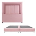 thumbnail image 1 of Box Base Cama Dicasa Cabecera Bora King Size Rosa, 1 of 8
