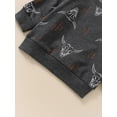thumbnail image 6 of hirigin Toddler Baby Boys Girls Pullovers, Long Sleeve Round Neck Bull Head Print Sweatshirts, 6 of 8
