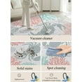 thumbnail image 5 of Summer Area Rug for Bedroom 3x5 Ft Red Orange Crab Coral Seashell Nautical Coastal Ocean Super Soft fuzzy Throw Rug Non-Slip Fluffy Plush Indoor Floor Carpet for Living Room Nursery Home Decor, 5 of 8