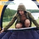 thumbnail image 4 of Saco de dormir Wakeman, ligero, estilo sobre, 0°C, color azul marino, 4 of 8