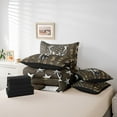 thumbnail image 3 of Erosebridal Reindeer Elk Bed in a Bag Full size, Rustic Animal Bed Set, Jungle Branches Reversible Bedding Full Size, Microfiber Room Decor, 7-Piece, 3 of 4