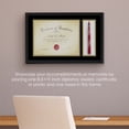 thumbnail image 5 of Melannco 8.5'' x 10'' Black MDF 2 lb Diploma Frame, 5 of 7