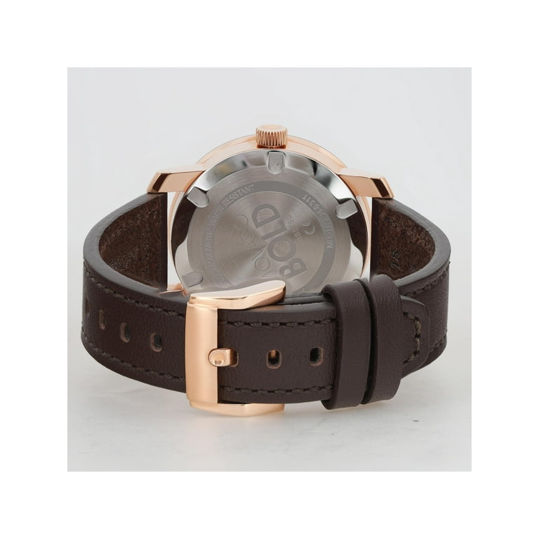 New Movado Bold 36mm PVD Steel Rose Dial Quartz Ladies Watch 3600380 Walmart