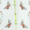 thumbnail image 4 of Cortinas bordadas de mariposa que levantan de la gasa de del decoración para hogar - Blanco Macarena Cortina romana bordada, 4 of 8