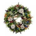 thumbnail image 3 of 14 Inch Winter Wreaths for Front Door Indoor Outdoor Wreaths Christmas Wreath Winter Wreath,Wreath for Home Christmas Wall Fireplace Window Party Holiday Decor(Green), 3 of 7