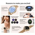 thumbnail image 4 of Montre Intelligente 1,32 Pouces Étanche Ip67 BT5.0 Montre D\'entraînement Physique Multifonctionnelle Compatible avec Android4.4/ iOS7.1, 4 of 7