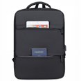 thumbnail image 2 of Multifunctional Backpack, Waterproof, with USB Charging Port, Business/Travel and Laptop Leisure, Black, 2 of 4