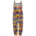 thumbnail image 4 of Weebloom Girls Rompers Halloween Baby Pumpkin Prints Jumpsuit Sleeveless Outfits Clothes Lovely Overalls,Hot Pink, 4 of 5