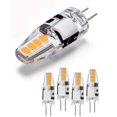 thumbnail image 1 of 5 Pack G4 LED Light Bulbs, Warm White 3000K Non-Dimmable AC/DC 12V 8 LED (Equivalent to G4 Halogen, 1 of 3