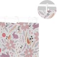 thumbnail image 5 of FREEAMG Cute Bunny Flowers Shower Curtain for Bathroom Modern Bathroom Decor Waterproof Washable Fabric Shower Curtains with 12 Hooks for Hotel Bathroom Bathtubs 60x72 Inch, 5 of 6