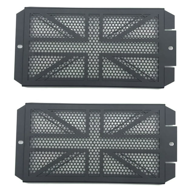 2X Protection de Radiateur de Moto pour Bonneville T100 T120 Bobber Street Brusher