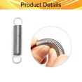 thumbnail image 3 of HUGFEGWE Extended Compressed Spring Wire Diameter 0.05", OD 0.39", Free Length 1.97",Stainless Steel Dual Hook Tension Spring for Production Assembly Furniture Mechanism Maintenance 1.2x10x50mm 3PCS, 3 of 8