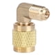 thumbnail image 1 of Adaptador macho a hembra, conector macho a hembra R410 con rosca macho de 1/4 para aire acondicionado, rendimiento sólido, 1 of 11