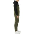 thumbnail image 3 of Men's 2 Piece Tracksuits Sets Fleece Lined Jogging Sweatsuits Full Zip Hoodie & Sweatpants Colorblock rack Suits, 3 of 6