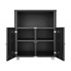 thumbnail image 3 of QinaQin Mueble metálico para impresora y archivo, gabinete con repisa ajustable y ruedas, ideal para home office, garaje o espacios pequeños, 3 of 9