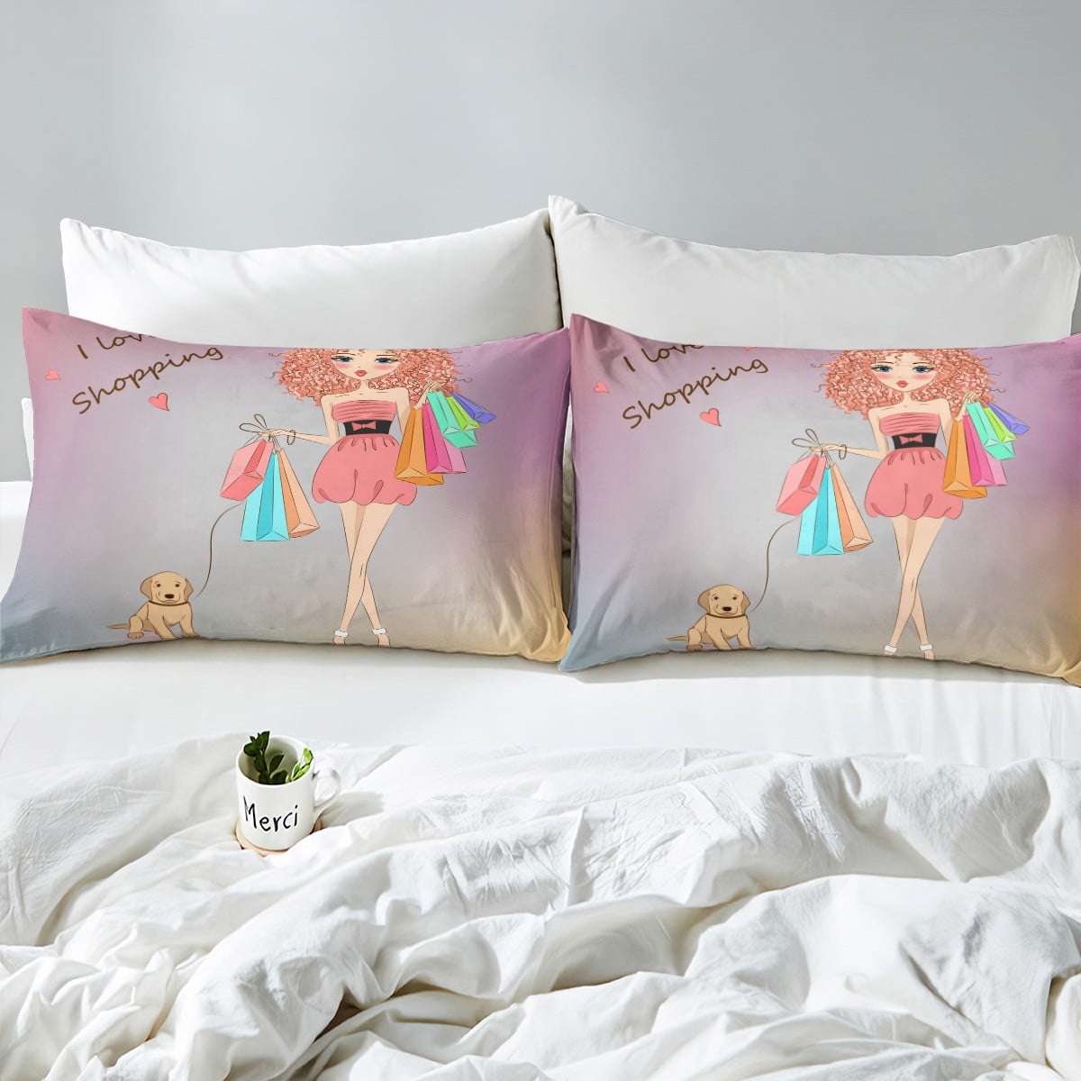 Girls Bedding Comforter Sets Modern Fashion Bedding Set Full 3pcs