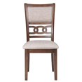 thumbnail image 5 of New Classic Gia 3-Piece 42" Round Wood Dining Set with 2 Chairs in Cherry, 5 of 9