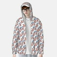 thumbnail image 2 of Lsque Donkey Pattern UPF 50+ Lightweight Sun Protection Men's Women's Long Sleeve Shirt, Hoodie Performance -3X-Large, 2 of 7