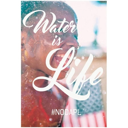 Water Is Life As American Pie - Portrait Poster -