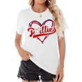 thumbnail image 1 of Camiseta Talovee Baseball Mom para mujer, cuello redondo, color blanco, talla XXL, 1 of 6
