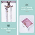 thumbnail image 5 of Stufurhome White Wooden Jewelry Boxes with Swivel Hook and Velvet Lining for Women, Watch Necklace Ring Earring Storage Gifts, 5 of 9