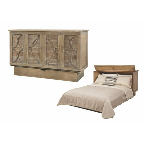 Creden-ZzZ 543-15 Brussels Ash Cabinet Bed, Queen Size