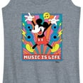 thumbnail image 3 of Disney - Mickey Music Is Life - Women's Racerback Tank Top, 3 of 5