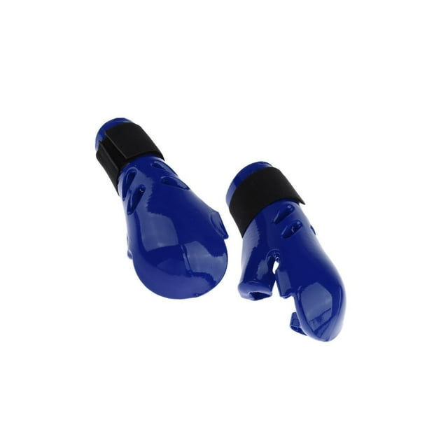 Gants de Sparring Taekwondo pour Enfants Gants de Protection MMA pour Entraînement de Grappling Bleu P