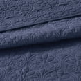 thumbnail image 6 of Regency Heights Quebec 3 Piece Bedspread Set Lightweight Reversible Bedding Set, Full, Navy, 6 of 14