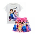 thumbnail image 1 of HAWEE Robe Mignonne Encanto Mirabel pour Filles Costume Isabela Cosplay avec 3 Pcs, 1 of 7