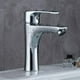 thumbnail image 4 of Grifo de baño, grifo de lavabo cromado, silueta elegante, latón resistente, 4 of 5