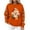02-Orange, variant on Atogsazn Women's Santa Christmas Sweatshirt Oversized Fleece Long Sleeve Pullover Sweater Fall Clothing Tops 01-White L Fashion