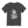 thumbnail image 3 of UYYX Girls Shirt Cute Tops For Girls Girls Short Sleeve T Shirts Kids Summer Tops Crewneck Tees 9-10 Years, 3 of 3