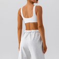thumbnail image 4 of Women's Sports Bra No Rims Tight Sports Bra Training Running-drying Fitness Yoga Bra Bras for Women White L, 4 of 6