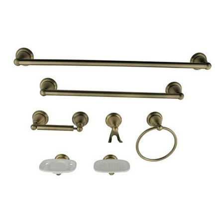 UPC 663370045752 product image for Kingston Brass BAK1750AB1 Heritage 7 Piece Bathroom Accessory Set | upcitemdb.com