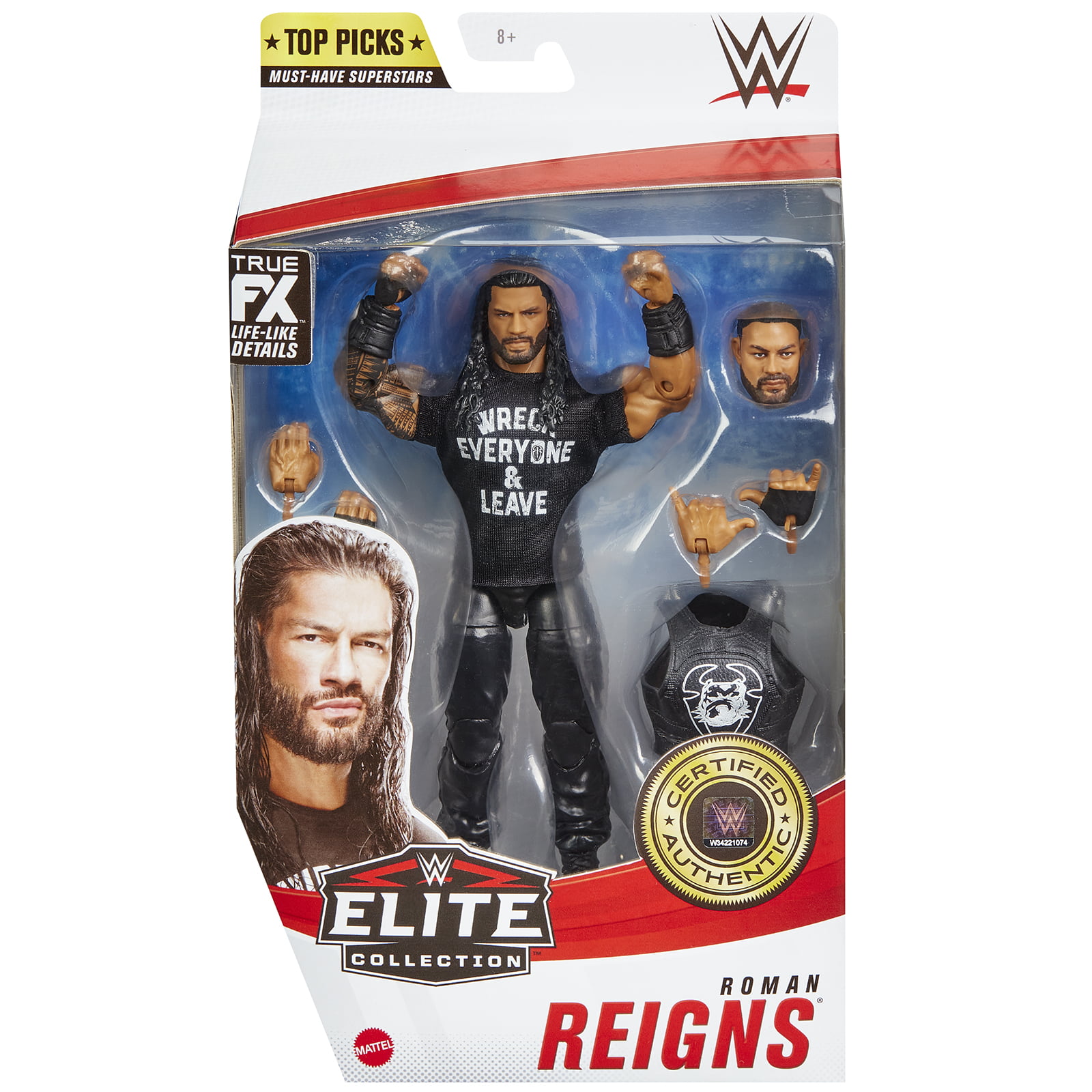 Roman Reigns WWE Wrestling Mattel 3" Action Figure 