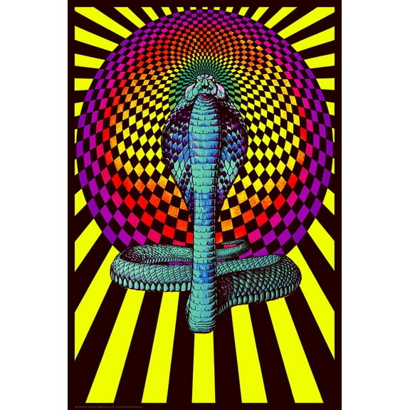 Spellbound Cobra Non-Flocked Blacklight Poster 24" X 36"