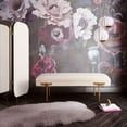 thumbnail image 3 of TOV Furniture Brno White Waived Velvet Bench with Gold Legs, 3 of 4