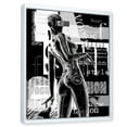 thumbnail image 3 of Designart 'Black and White Cyborg Body I' Modern Framed Canvas Wall Art Print, 3 of 5