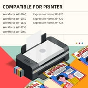 220XL Ink Cartridge Compatible for Epson 220XL 220 XL Ink Cartridges Compatible for Epson WF-2760 WF-2750 WF-2650 WF-2630 XP-420 XP-320 Printer(4-Pack,1 Black,1 Cyan,1 Magenta,1 Yellow)