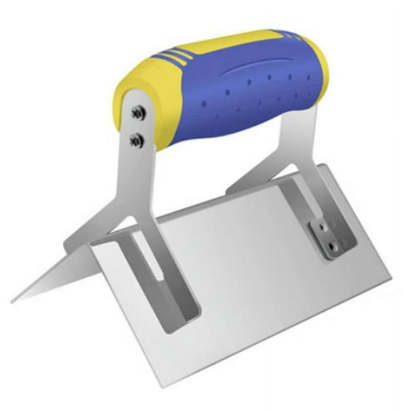 Drywall Corner Tool Concrete Edger, 6x2.5In External Corner Trowel Stainless Steel Sheetrock Corner Shaping Trowel Tool