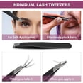 thumbnail image 4 of Eyelash Applicator Tool 1 Lash Applicator for Clusters Lashes Plus 1 Eyebrow Tweezers DIY Eyelash Extension Tweezers Set(2 pcs), 4 of 7